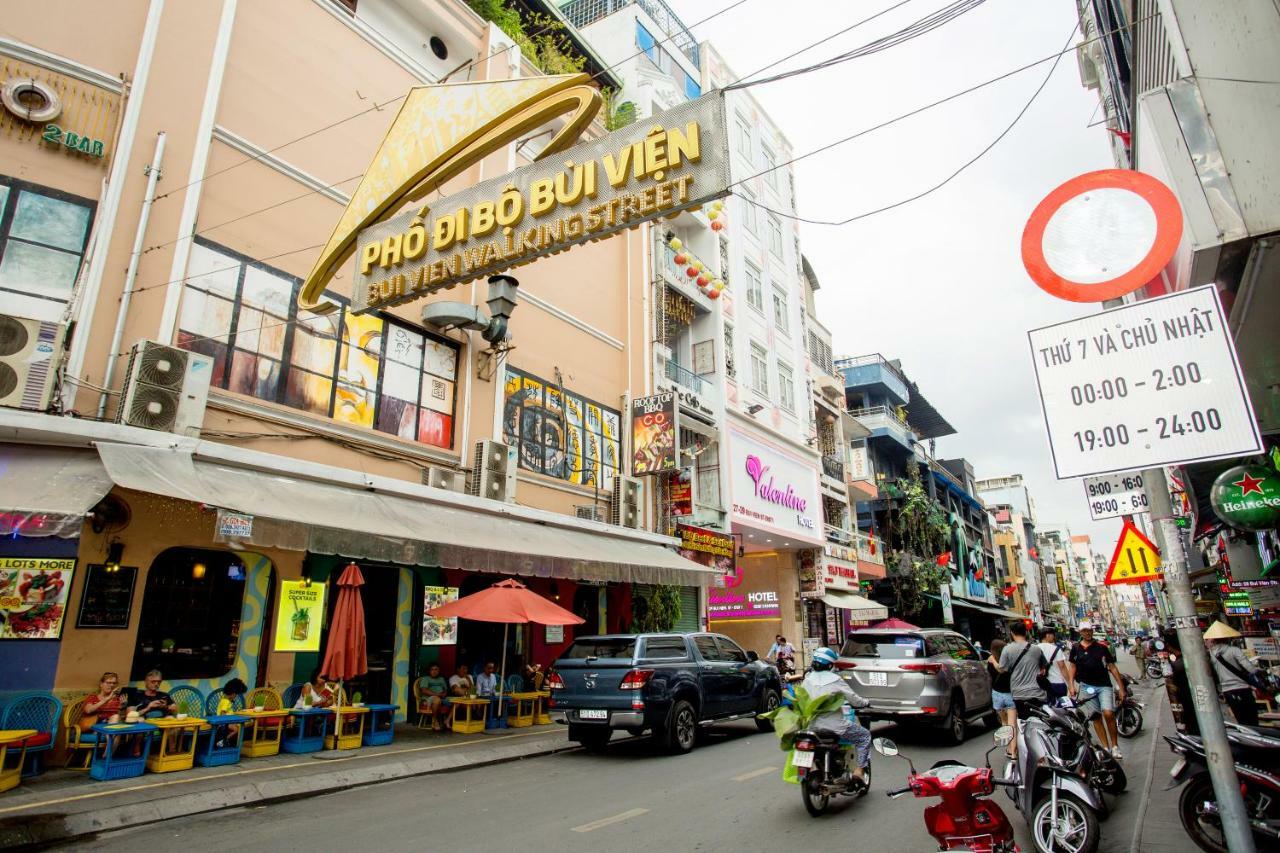 Valentine Hotel Saigon - Bui Vien Street Ho Şi Min Exterior foto
